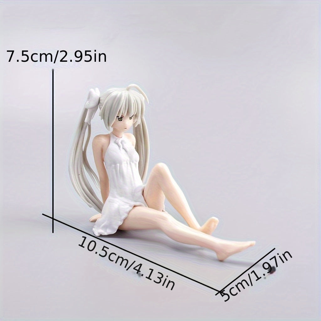 Car Decoration Cartoon Anime Ornaments Cute Girl Console Car Decoration Character Sculpture