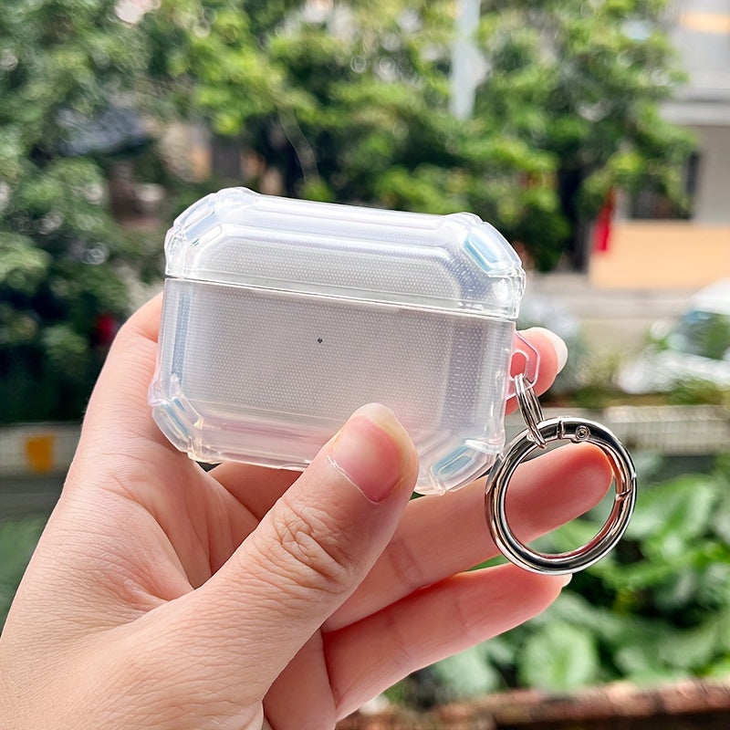 Shockproof Protective Case For Airpods Pro3: Get Maximum Audio Clarity With Creative Clear TPU Earbuds