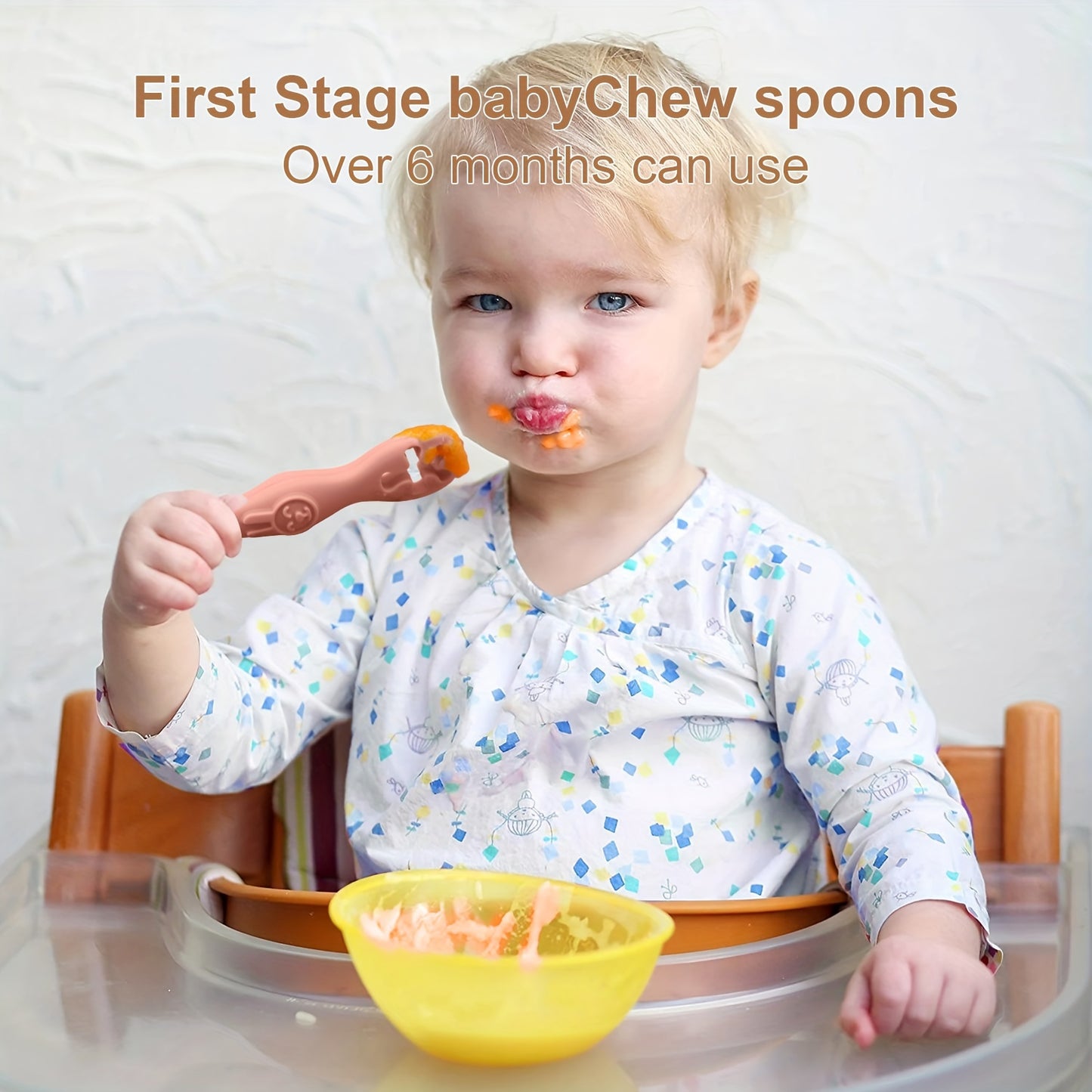 4pcs Baby Silicone Chewing Spoon Set, Food Grade Silicone Spoon And Fork Set, Silicone Spoon, Silicone Cutlery Training, Soft Feeding Cutlery