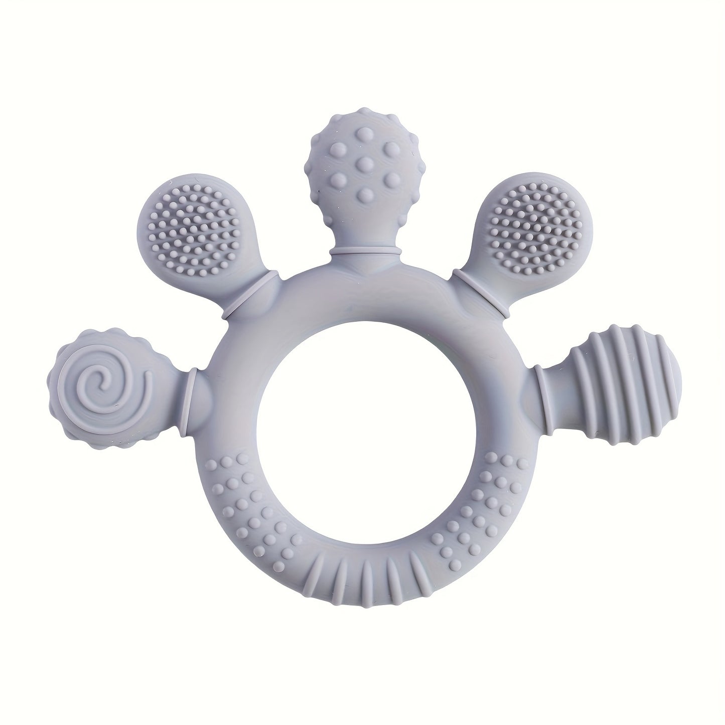 Baby Teething Toys, Baby Teethers, Food Grade Silicone Teethers,, Baby Care Rings, Toys, Gifts for Kids, Newborn Accessories