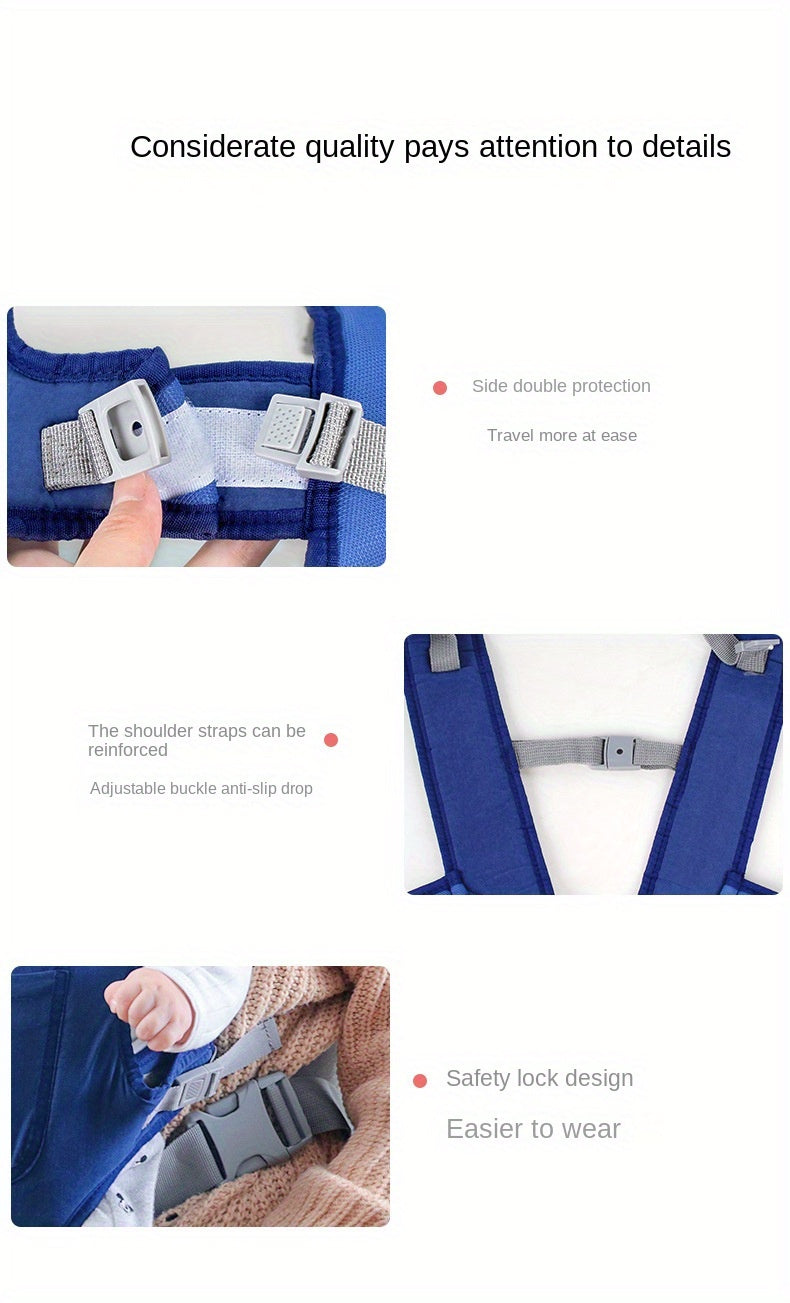 Ergonomic Baby Carrier: Multi-Functional Front & Back Carry for Newborns - Perfect for Comfort & Convenience, Christmas Halloween Thanksgiving Day Gift