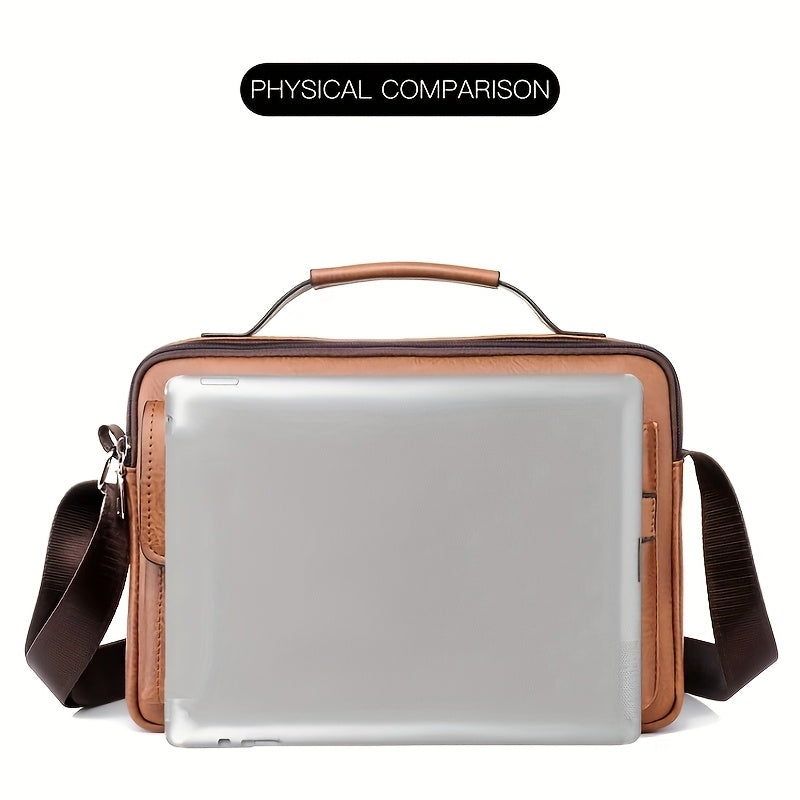 Men's Single-Shoulder Bag, Crossbody Bag, Business Messenger Bag, Shoulder Bag, Handbag, Casual Bag for Men