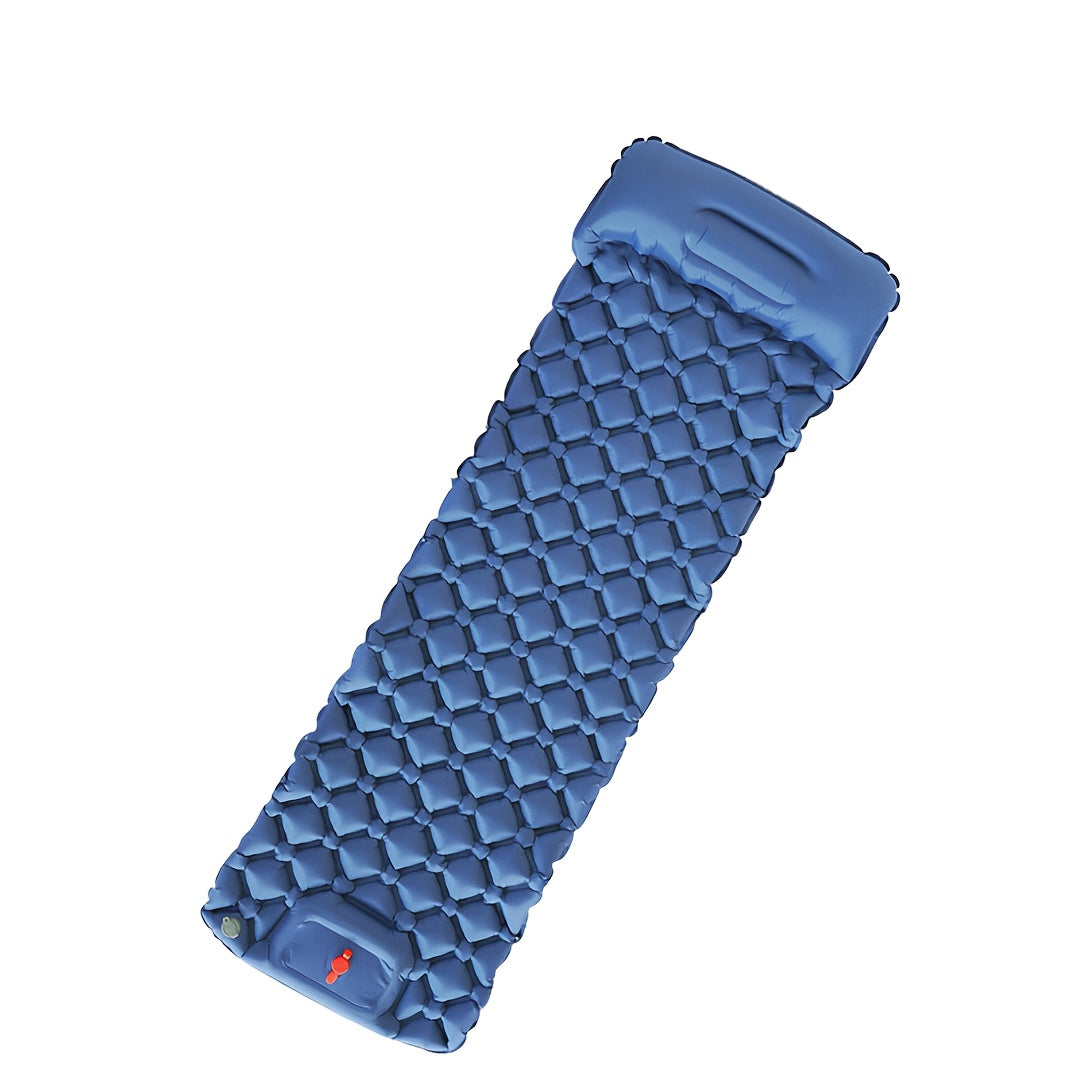 WESTTUNE 1 Person Ultralight Air Cushion | Outdoor Sleeping Pad, Travel Mat, Hiking Camping Inflatable inflatable sleeping pad with Pillows, Folding Bed, Nylon Material, Rectangle Shape, Includes Stuff Sack