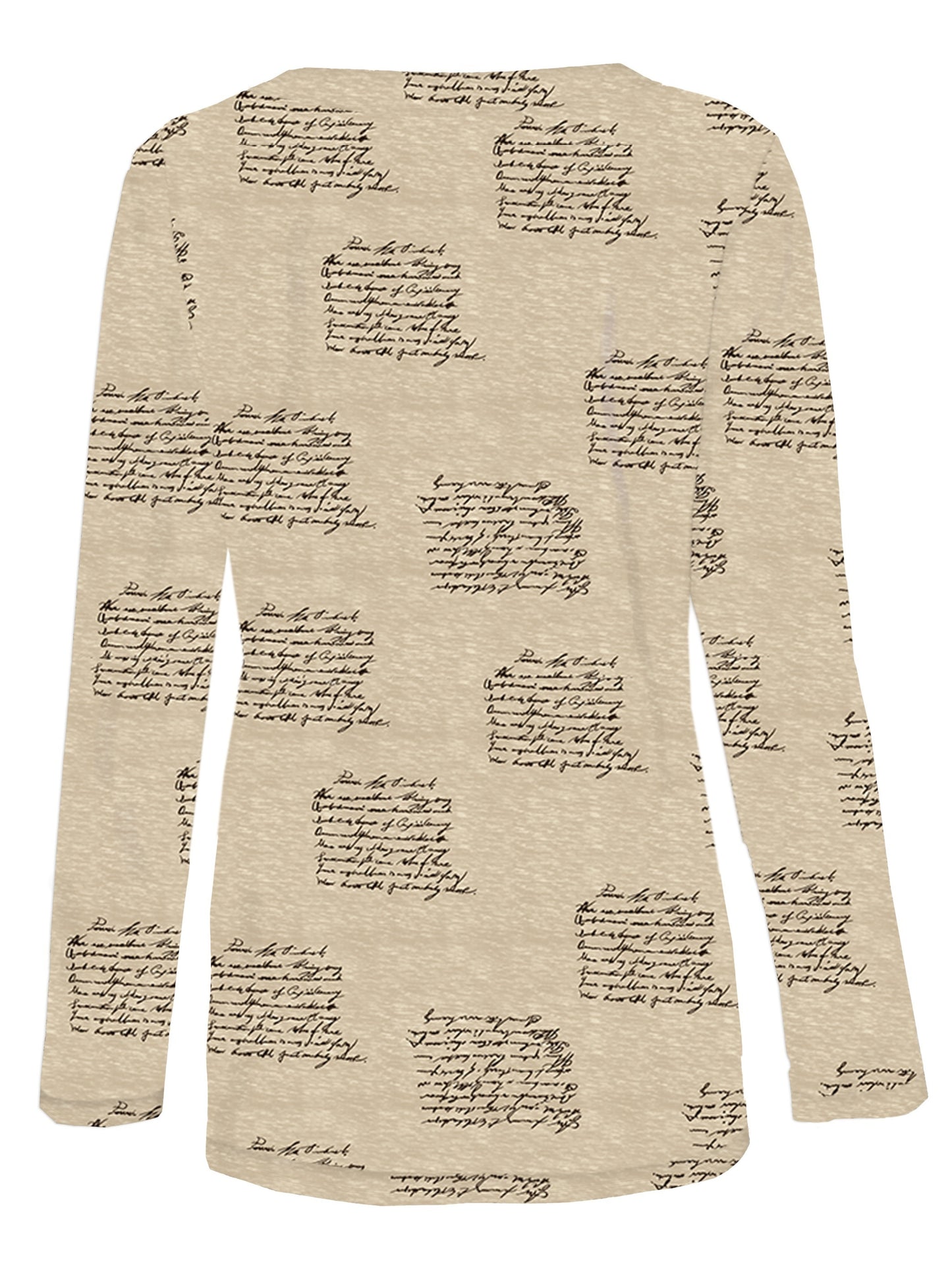 Graphic Print Zipper Polo Shirts, Casual Loose Long Sleeve Polo Shirts Tops For Spring & Summer, Women's Clothing