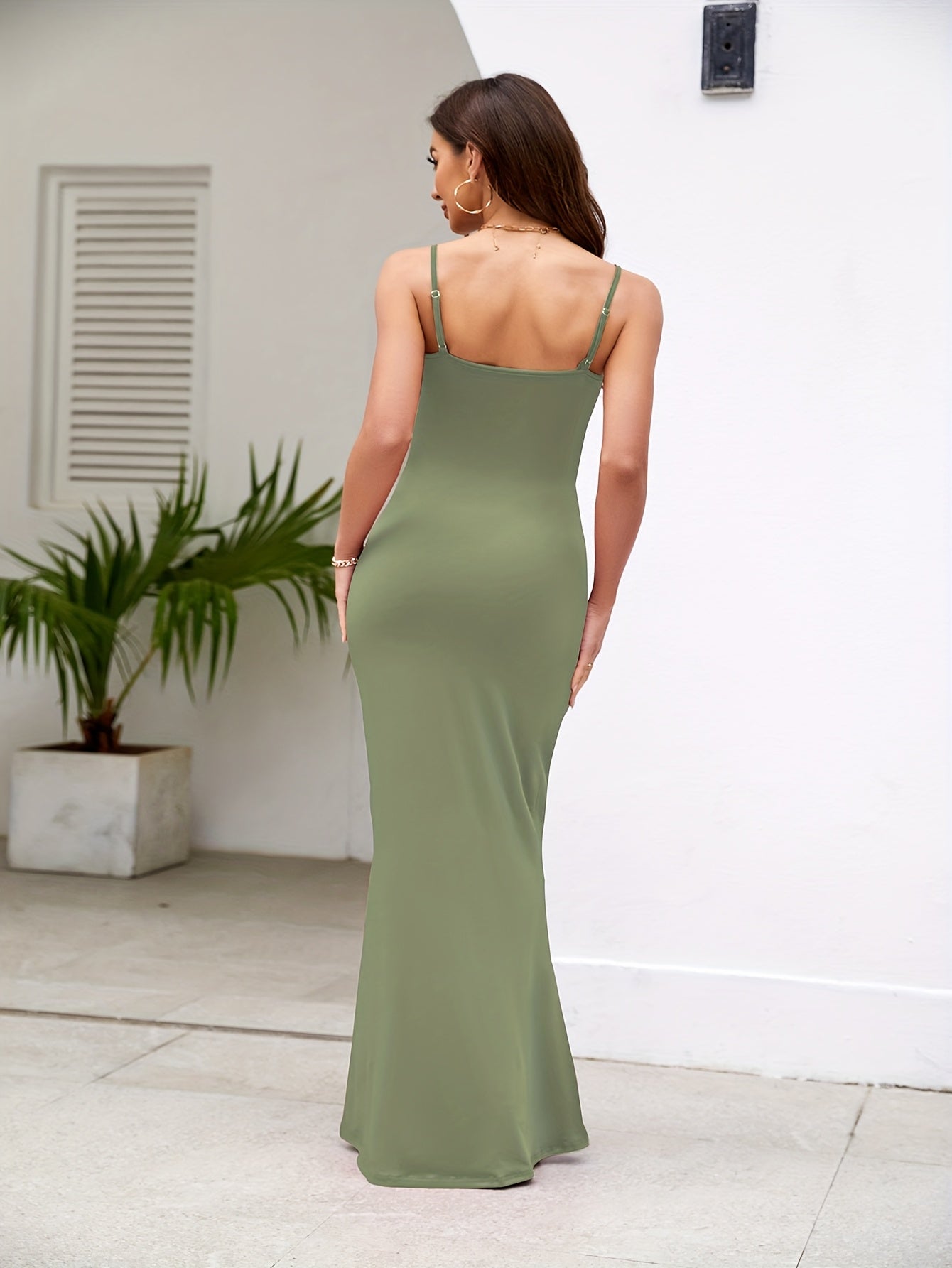 2025 New European and American Cross-border Fashion Elegant Party Dress Halter Backless Long Dress for Women