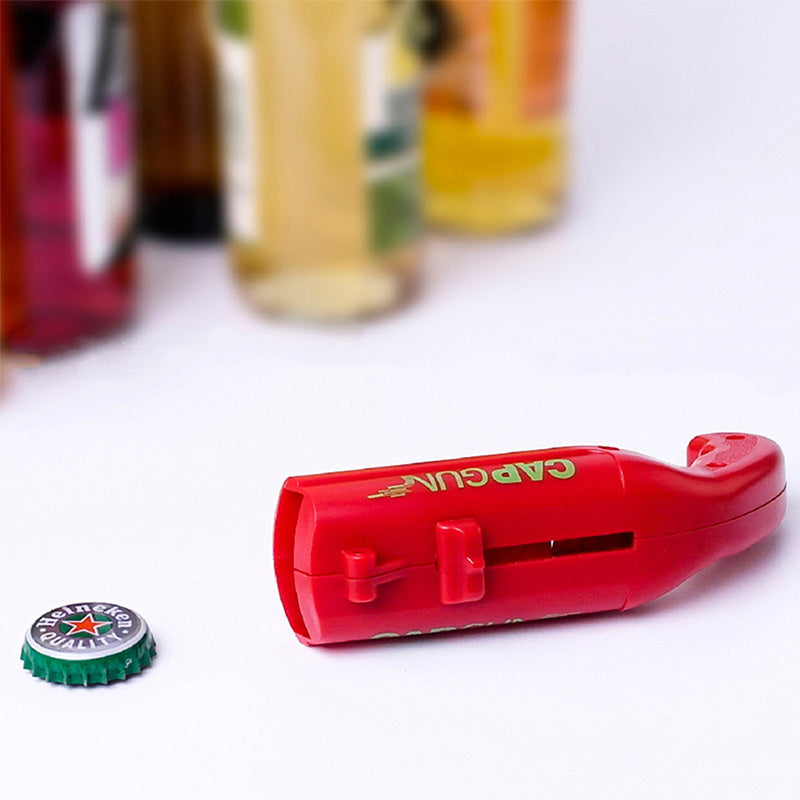 1pc Portable Bottle Cap Gun Beer Bottle Opener