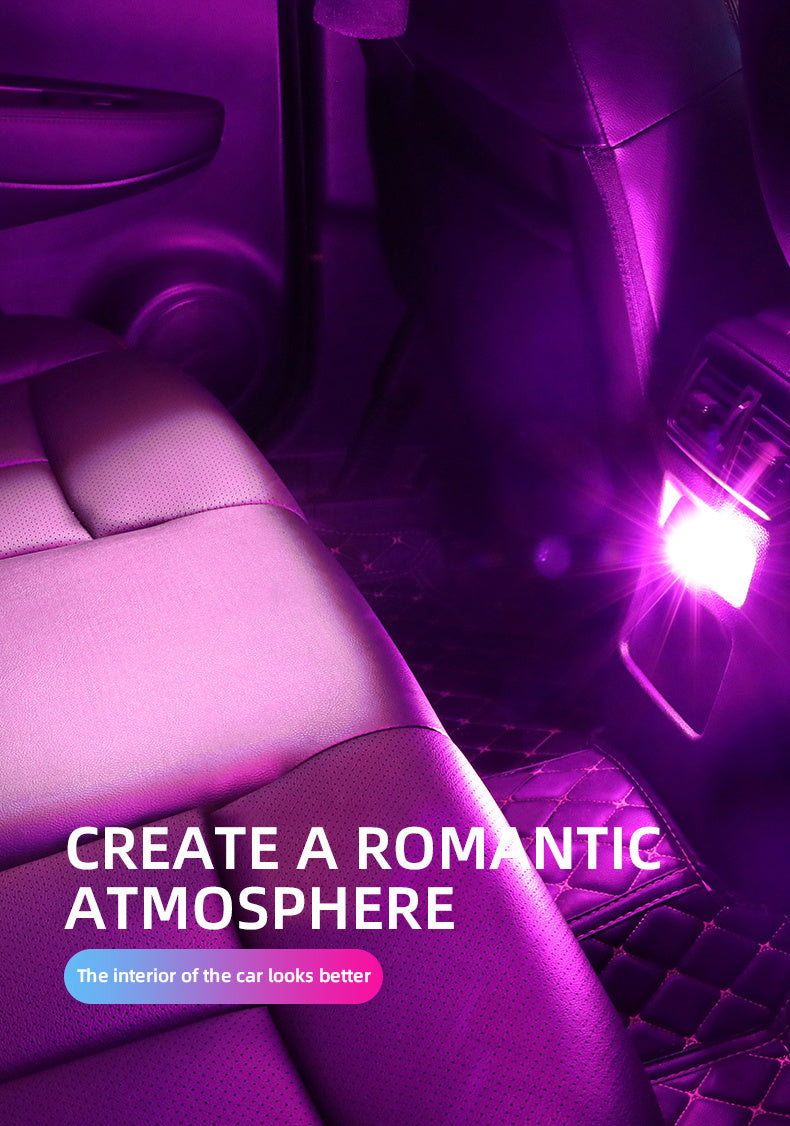 Car Mini USB LED Atmosphere Light Indoor Environment Decoration Mood Light Car PC Computer Portable Light Plug And Play Super Bright