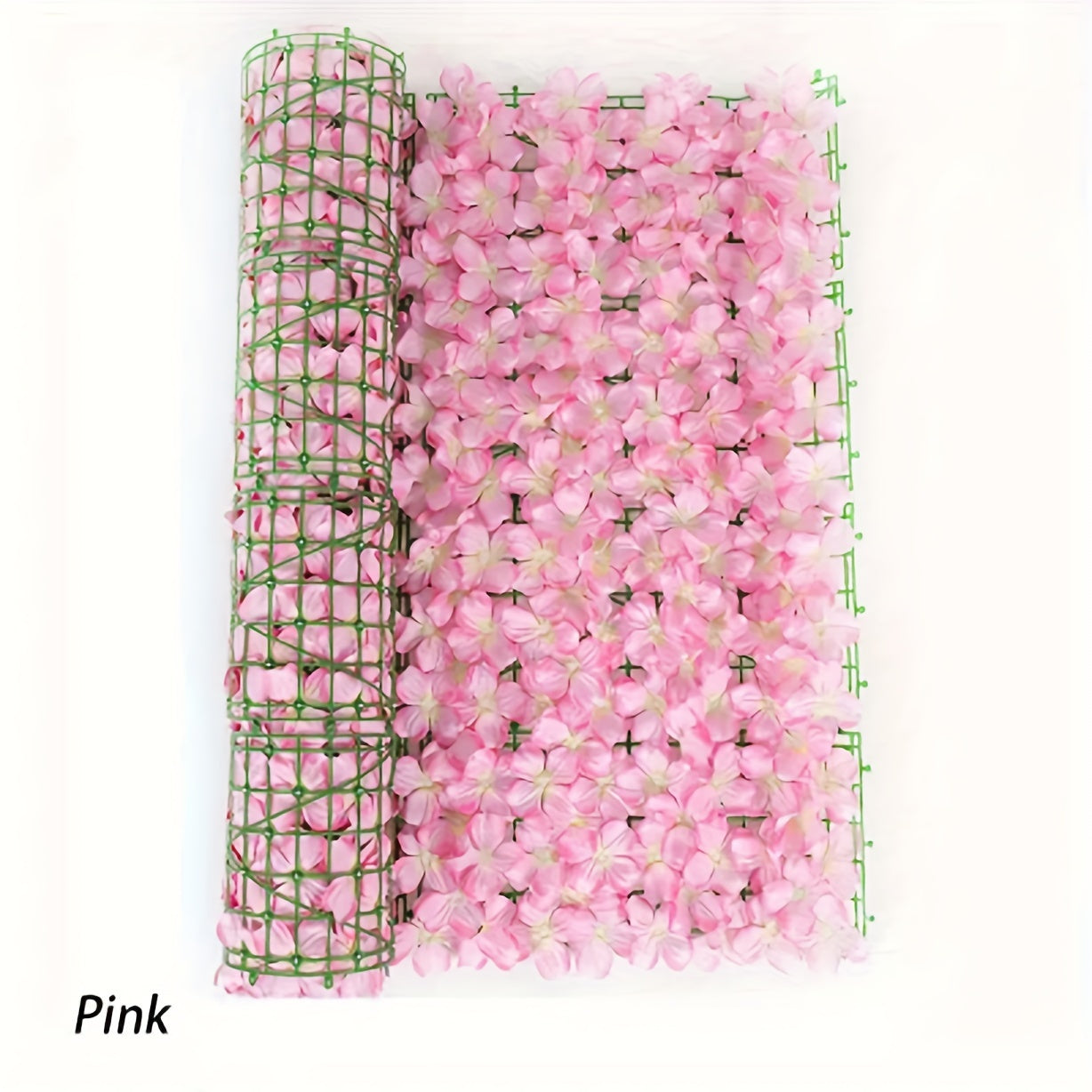 Artificial Flower Wall Panel, Realistic Flowers for Wedding Birthday Party Bride Gift Party Home Decoration