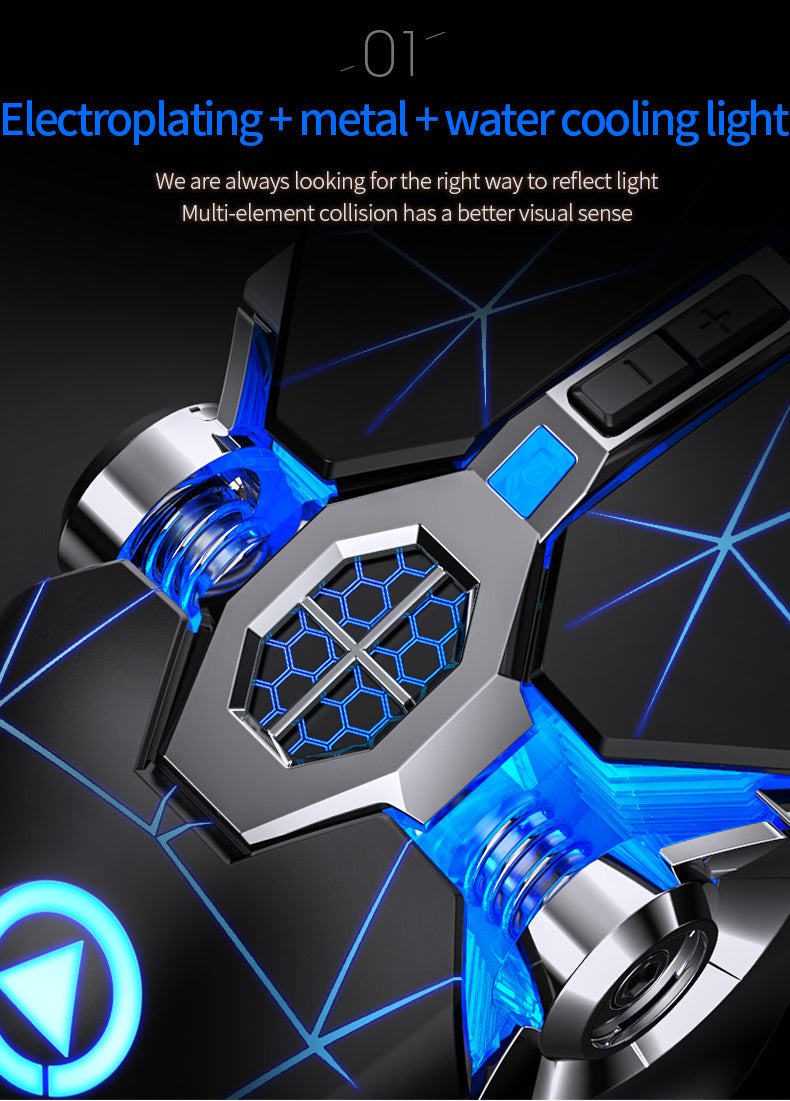 Silvery Carved Wired Mouse for E-Sports Gaming, Silent and Sound Chicken-Eating Mouse Macro for Desktops and Laptops