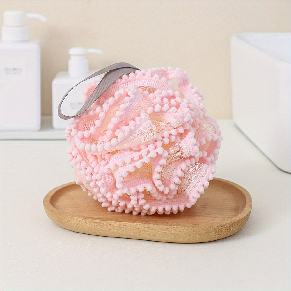Bath Ball, Bath Flower, Bubble Bath Ball, Super Soft, Female, Large, Cute, Non-separable, High-grade, Dual-purpose Bath Products