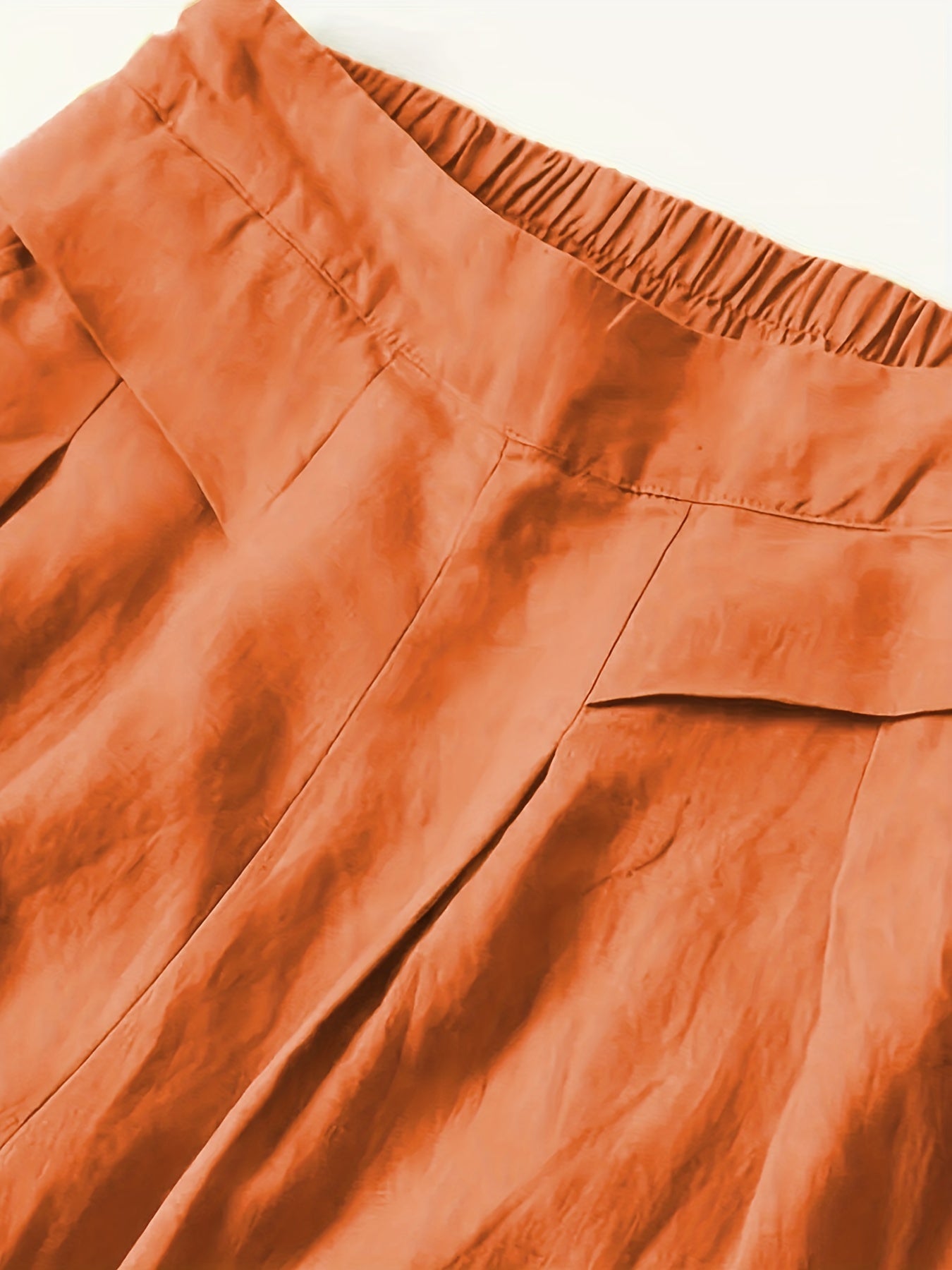 Linen Wide-Leg Ankle Pants, Breathable Thin Loose Linen Skirt Pants, Ethnic Style Vintage Trousers