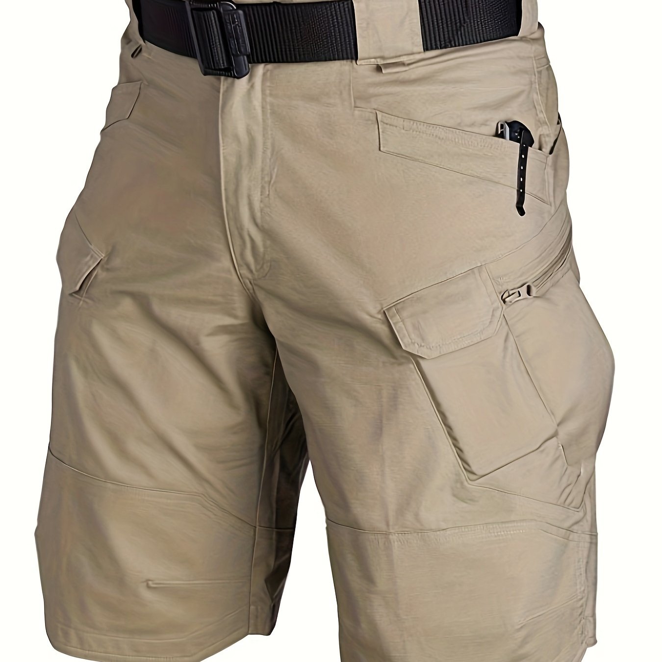 Men's Multi-Pocket Tactical Shorts Multi-Purpose Cargo Shorts Outdoor Riding Camping Fishing Hunting Hiking Track Shorts ( Larger Size Recommended)
