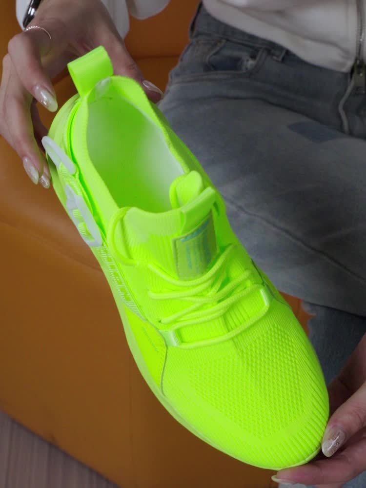 Women's Breathable High Impact Sneakers with Blade Type Lace Up and Thick Sole Koningsdag/King's Day