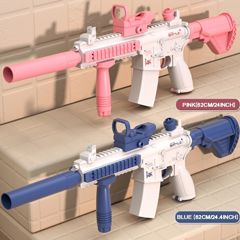 M416 Automatic Summer Electric Toy Water Gun Large-capacity Water Gun Beach Outdoor Water Fight Swimming Pool, As Halloween, Chrismas Gift