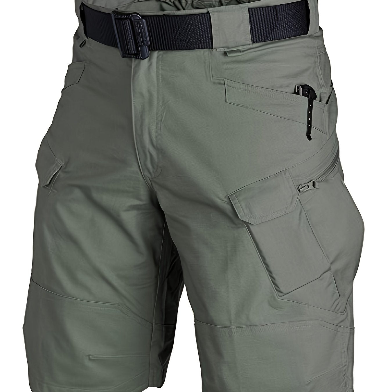 Men's Multi-Pocket Tactical Shorts Multi-Purpose Cargo Shorts Outdoor Riding Camping Fishing Hunting Hiking Track Shorts ( Larger Size Recommended)