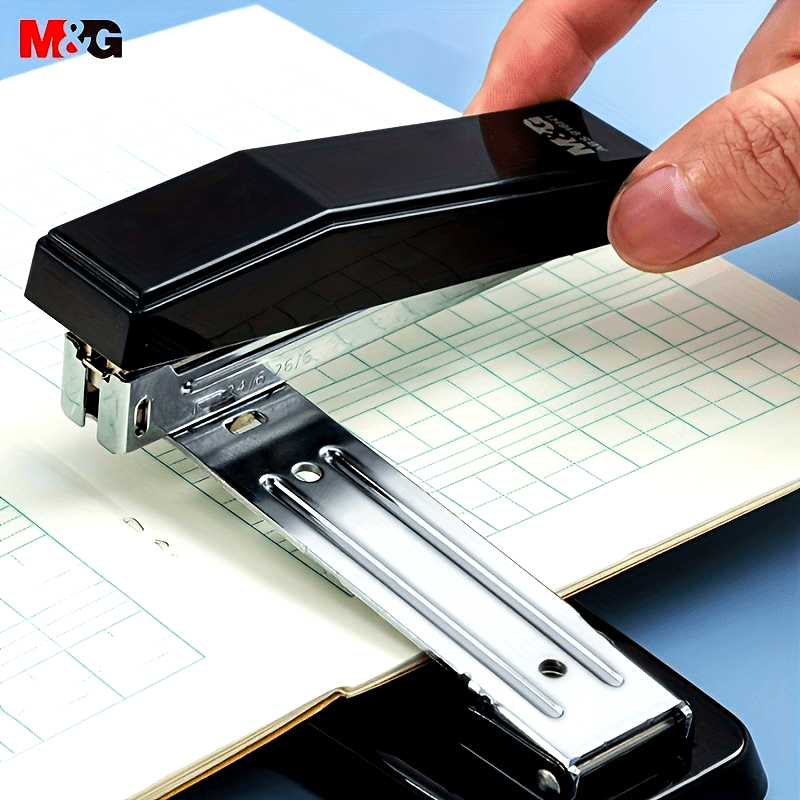 M&G Stapler: The Ultimate Home Office Stapler for Students - Rotatable, Labor-Saving & Multi-Functional!