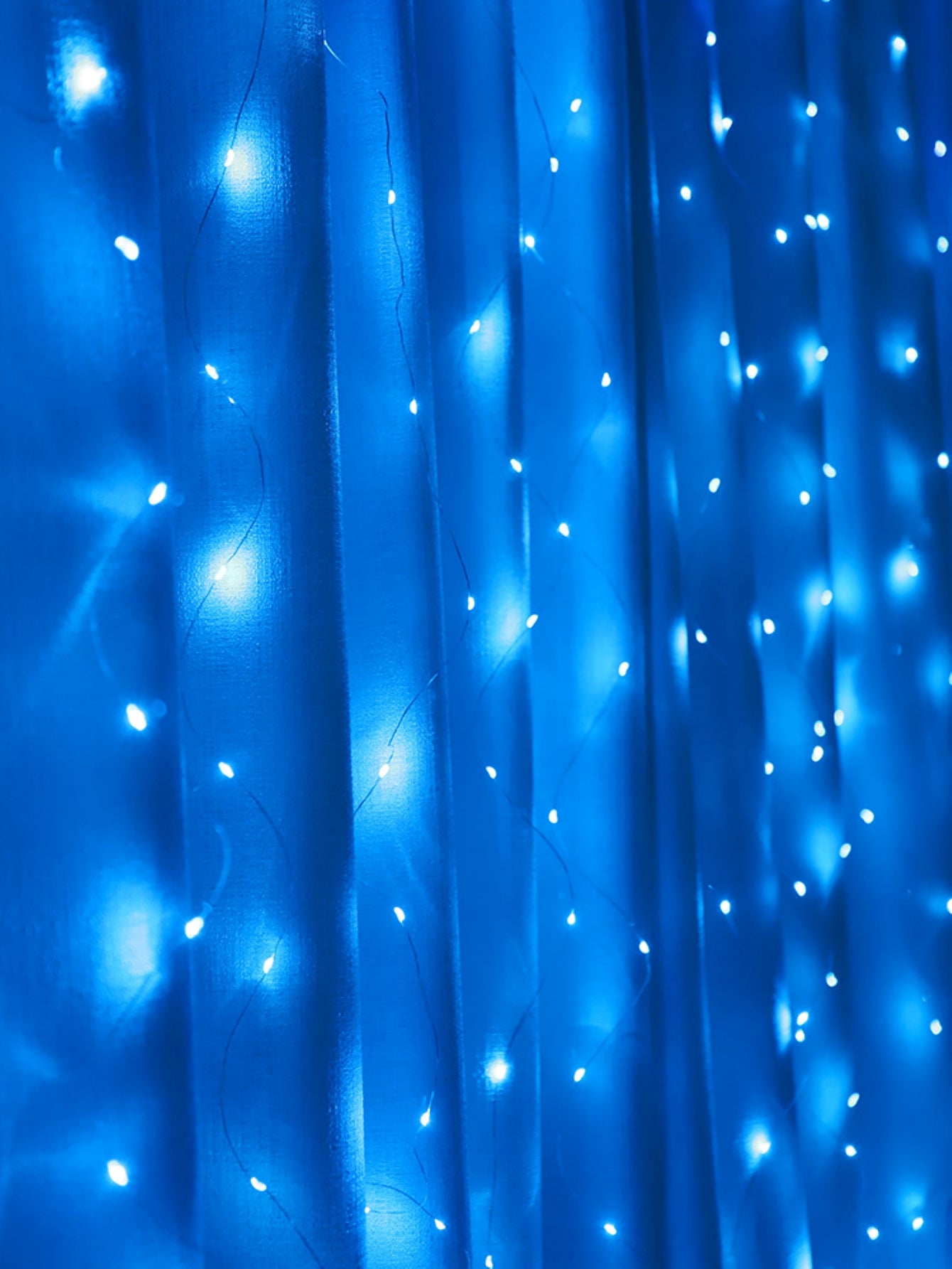 1pc, 200 LED Curtain Lights 199.95cm, Hanging Window Lights, Fairy Lights, Bedroom Decor, Indoor Decor, Christmas Holiday Party Supplies, Party Decor, Festival Decor Not Include Batteries, Halloween