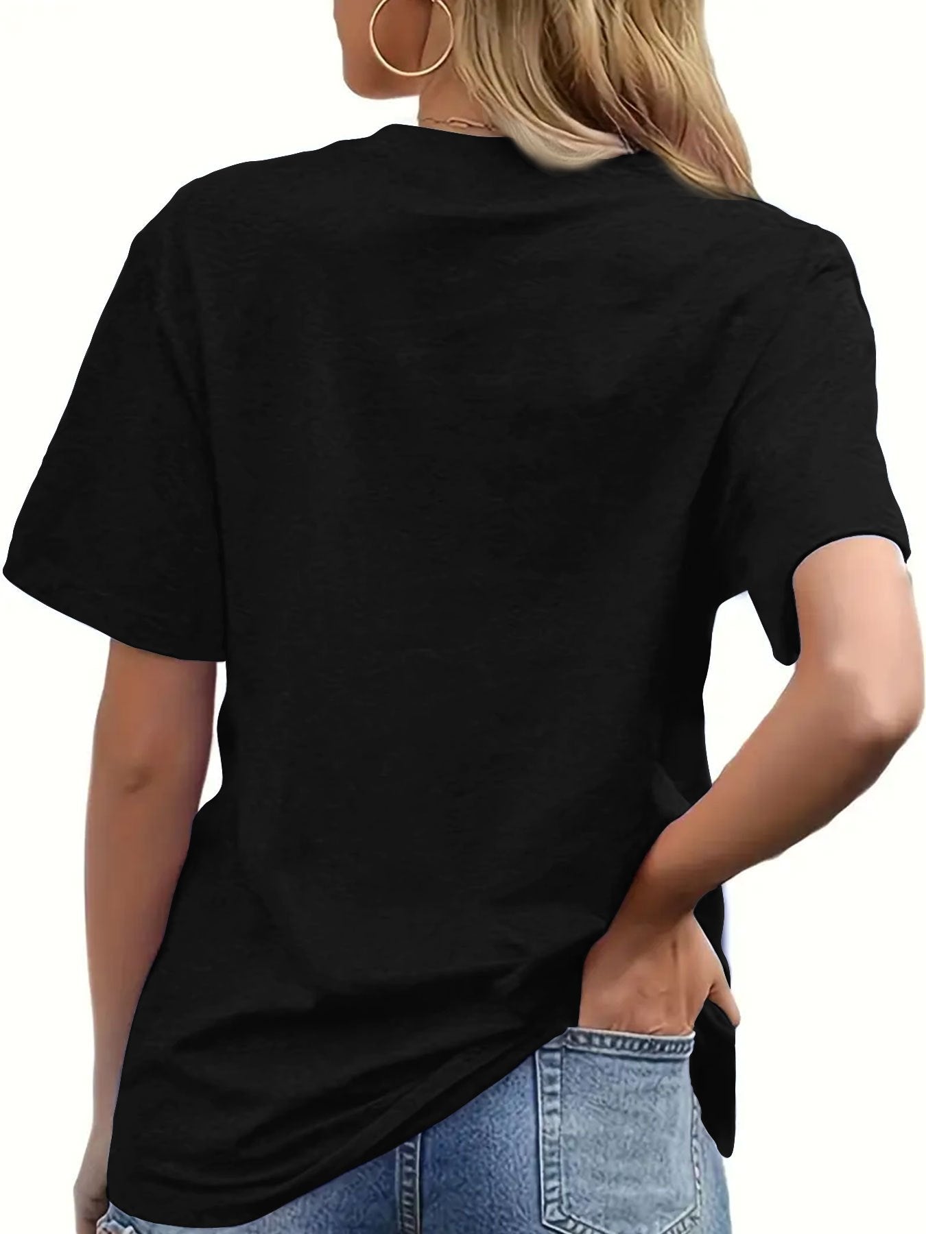 Women's Fashion T-shirt, "Apparently I Have An Attitude Who Knew" Highland Cow Pattern Casual Short Sleeve Top