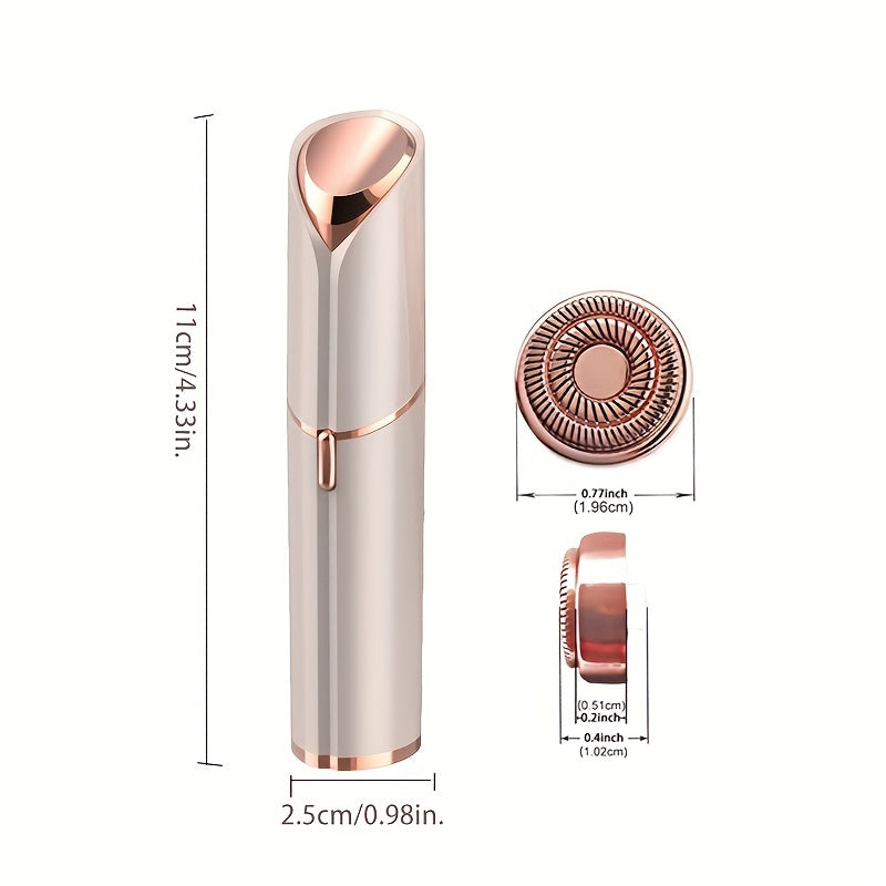 Women's Painless Hair Remover, Battery Powered Facial Hair Remover