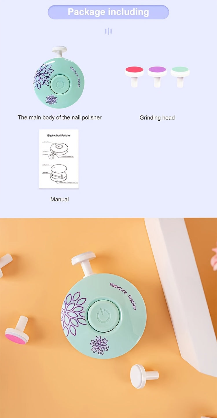 1pc Electric Baby Manicure Device, Children's Manicure Device, Baby Manicure Scissors, Baby Sanitary Supplies Set, Christmas, Halloween, Thanksgiving Day Gift