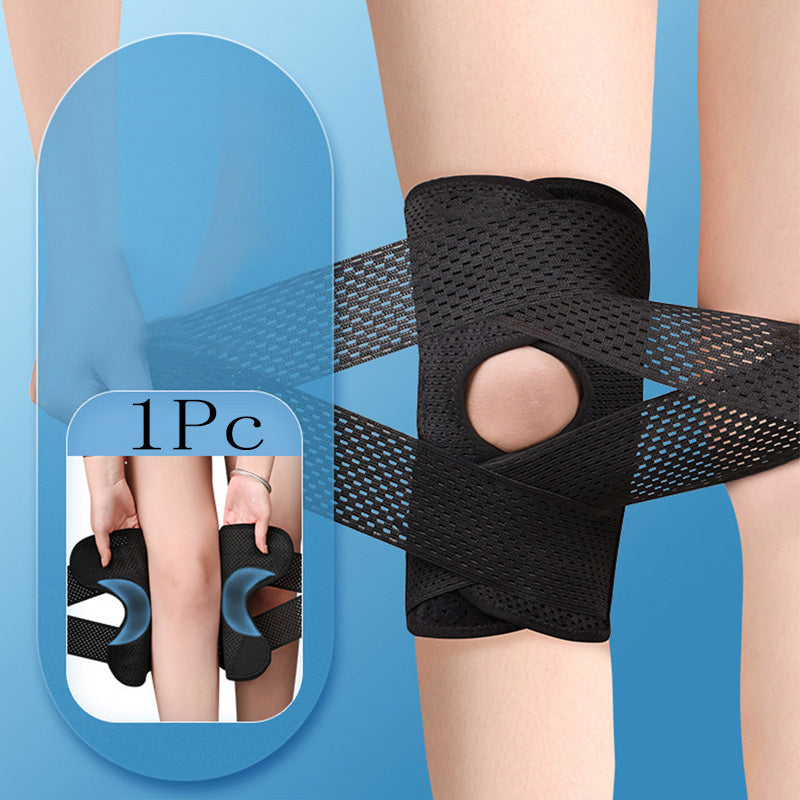 1pc for sports Knee Sleeve - Breathable, Elastic, and Durable Knee Brace for Men & Women, Ideal for Running, Outdoor Activities, and for sports, Hand Wash Only, No Power Needed