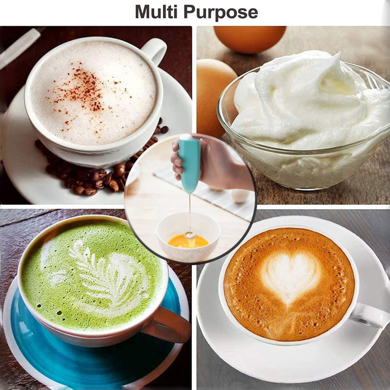 Electric Egg Beater Milk Frother for Coffee Cappiccino Creamer Agitator Kitchen Accessories  Portable Whisk Cooking Gadgets