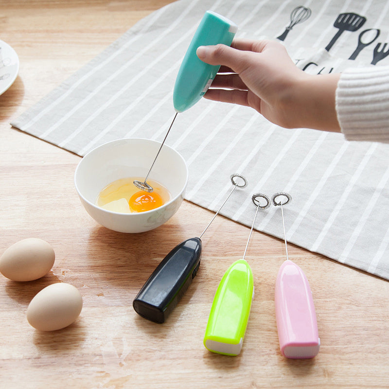 Electric Egg Beater Milk Frother for Coffee Cappiccino Creamer Agitator Kitchen Accessories  Portable Whisk Cooking Gadgets