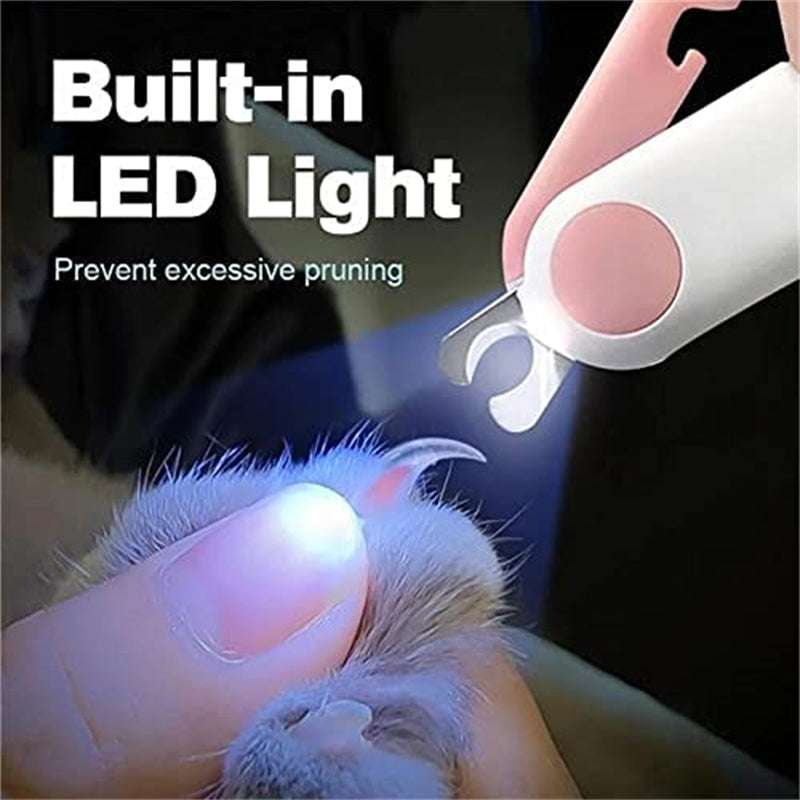 LED Dog & Cat Nail Clippers: Professional Pet Grooming Kit