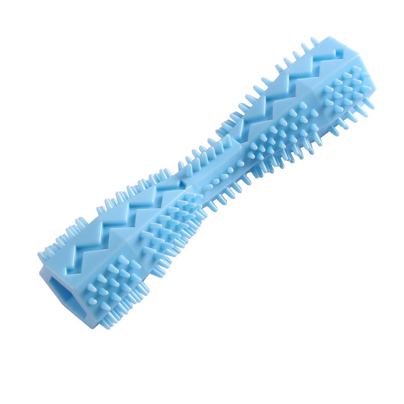 Dog Toothbrush Toy: Soft Rubber Molar Stick For Interactive Cleaning & Chewing!