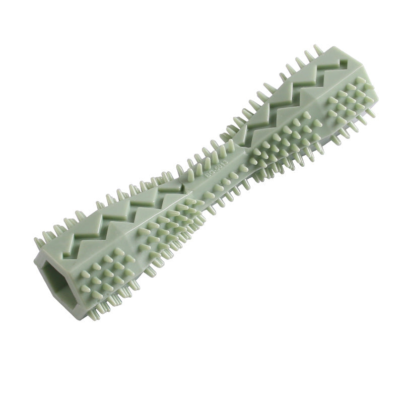 Dog Toothbrush Toy: Soft Rubber Molar Stick For Interactive Cleaning & Chewing!