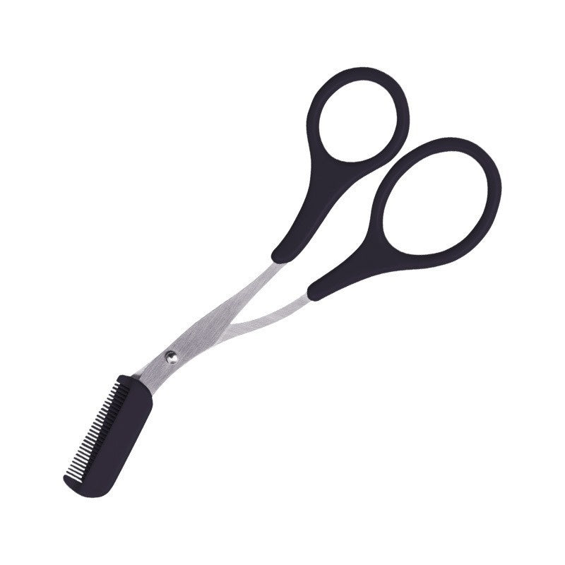 Eyebrow Scissors With Comb, Stainless Steel Eyebrow Trimming Curved Scissors For Women And Men, Fashion Eyebrow Hair Remover Tool