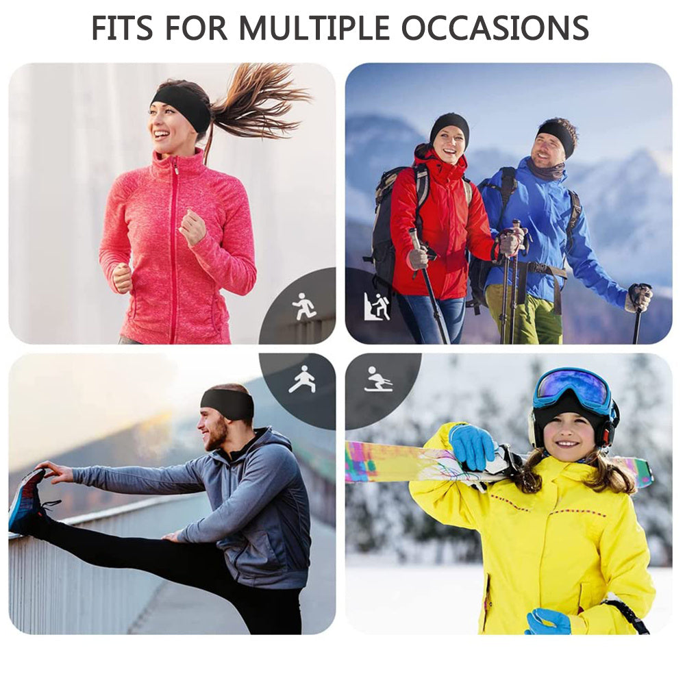 Comfortable and Stylish Warm Sports Headband for Men and Women - Perfect for Jogging, Tennis, Badminton, and Fitness - Keep Your Hair in Place and Stay Warm During Outdoor Activities