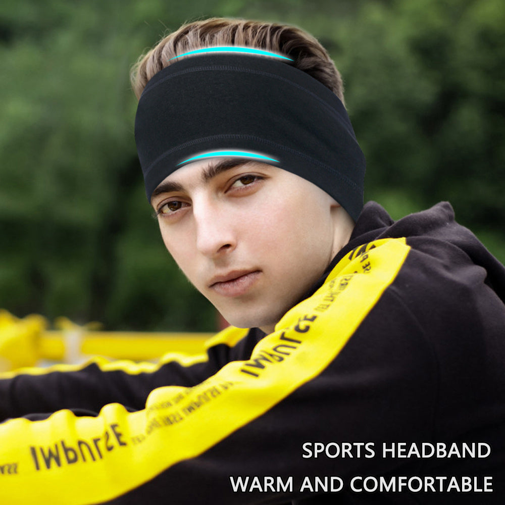 Comfortable and Stylish Warm Sports Headband for Men and Women - Perfect for Jogging, Tennis, Badminton, and Fitness - Keep Your Hair in Place and Stay Warm During Outdoor Activities