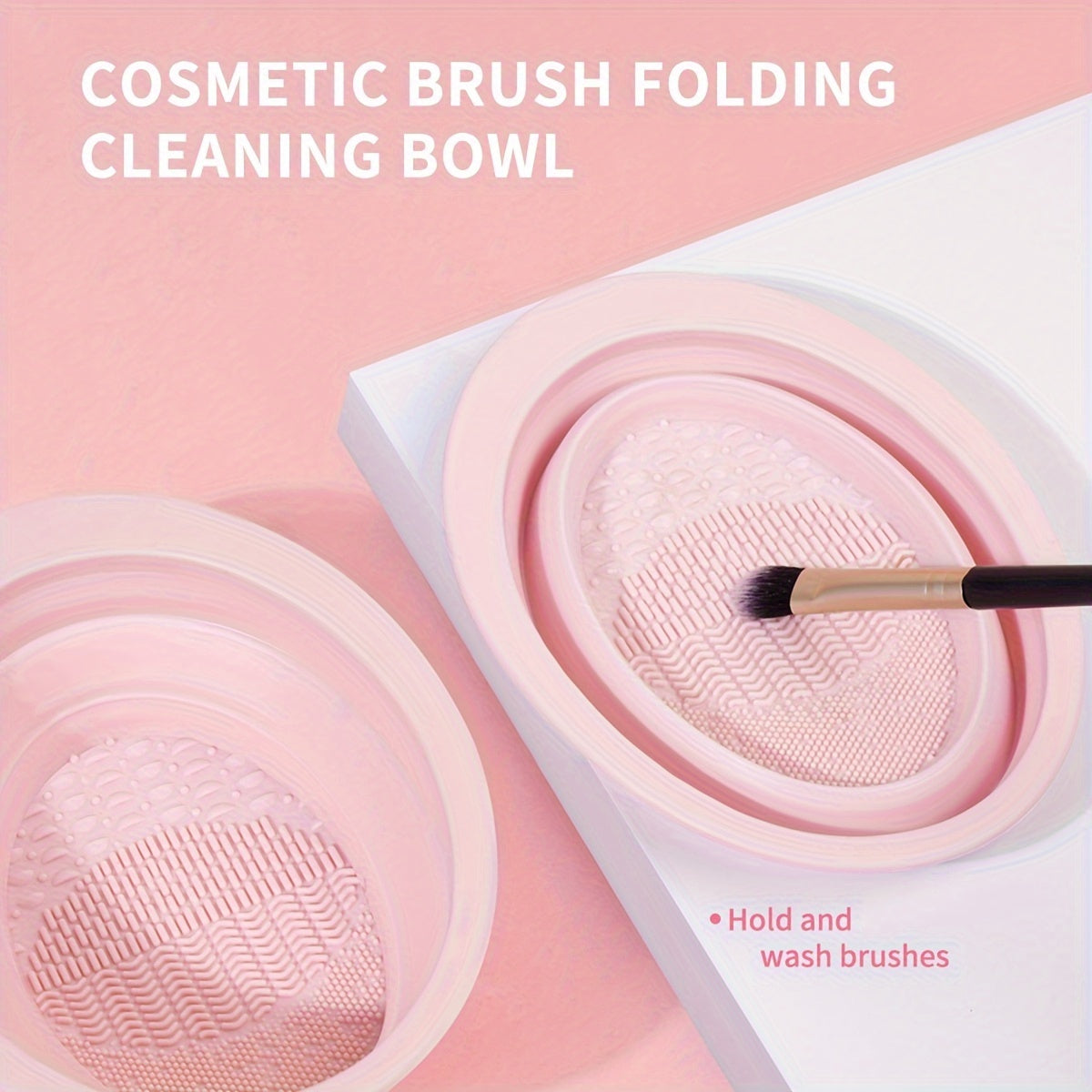 1 Set, MAANGE 18-Piece Makeup Brushes Kit With Makeup Sponge, Powder Puff, Finger Puff, Makeup Removal Puff, Cleaning Pad And Washbag, Portable Full Makeup Tools Set, Travel Size Cosmetic Brush Collection, Ideal Gift For Her