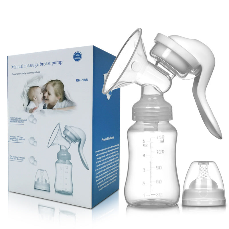 1pc Single Manual Breast Pump: The Ultimate Breast Feeding Solution, Christmas, Halloween, Thanksgiving Gift