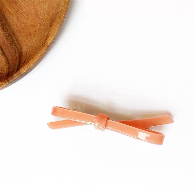 1pc Zig Zag Hair Clip With Cute Bow - Stylish Headdress Accessory For Women