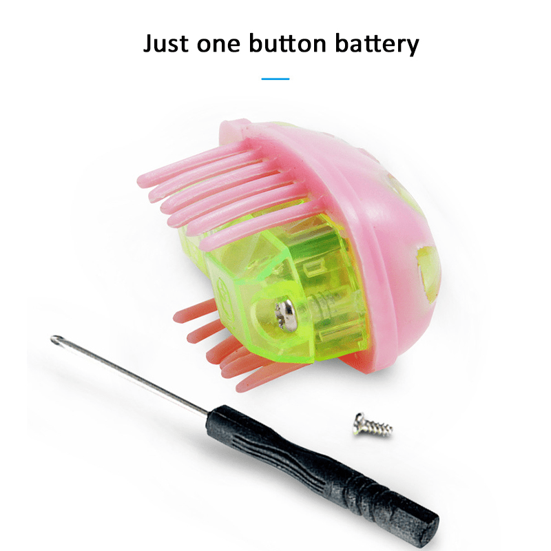Interactive Electric Ladybug Cat & Dog Teaser Toy - Automatically Escapes Obstacles!