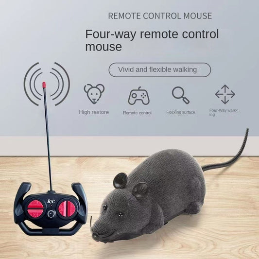 Wireless Remote Control Interactive RC Rat Mouse Toy - Entertain And Stimulate Your Cats And Dogs!