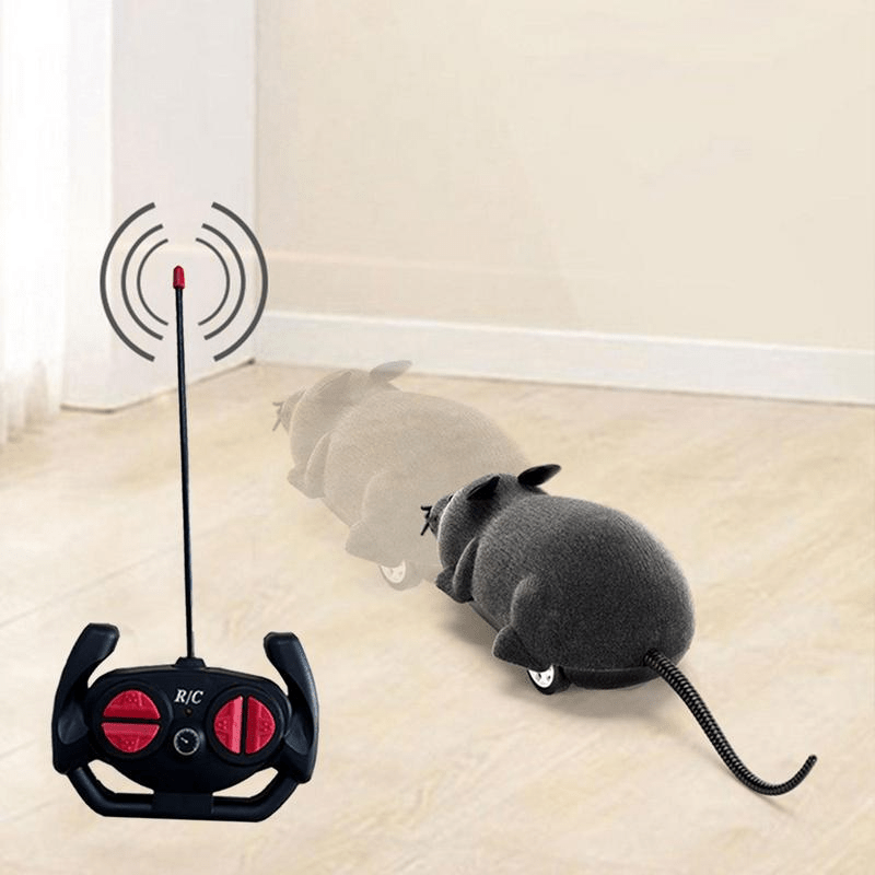 Wireless Remote Control Interactive RC Rat Mouse Toy - Entertain And Stimulate Your Cats And Dogs!