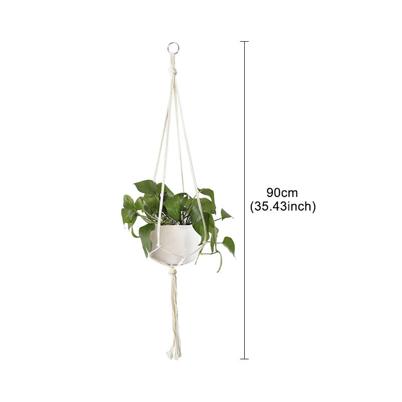 1 Set of Handmade Macrame Plant Hanger Baskets for Flower Pots, Ideal for Balcony Decoration And Home Garden Supplies