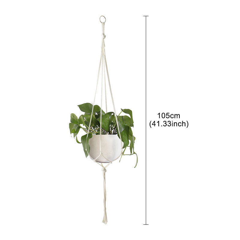 1 Set of Handmade Macrame Plant Hanger Baskets for Flower Pots, Ideal for Balcony Decoration And Home Garden Supplies