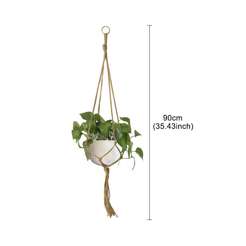 1 Set of Handmade Macrame Plant Hanger Baskets for Flower Pots, Ideal for Balcony Decoration And Home Garden Supplies