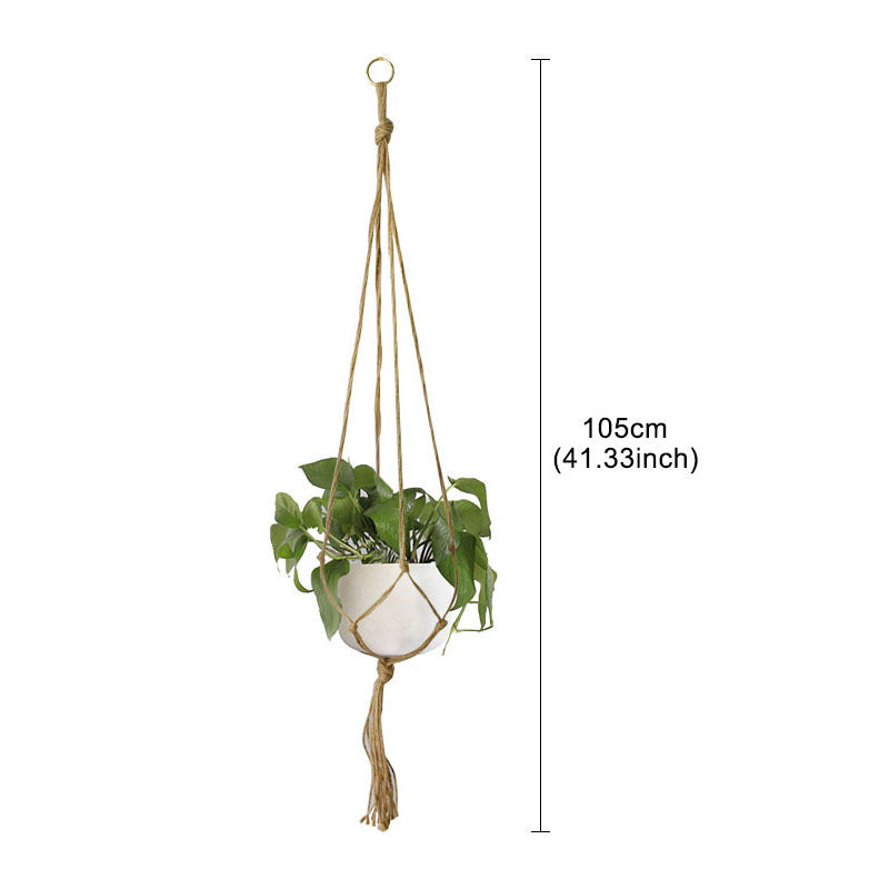 1 Set of Handmade Macrame Plant Hanger Baskets for Flower Pots, Ideal for Balcony Decoration And Home Garden Supplies