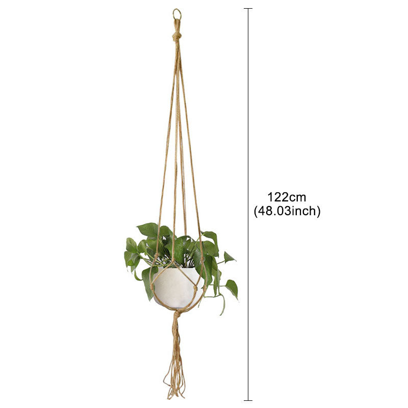 1 Set of Handmade Macrame Plant Hanger Baskets for Flower Pots, Ideal for Balcony Decoration And Home Garden Supplies