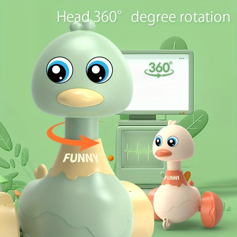 1/3pcs Children's Press Toy Car - Cute Swing Duck, No Battery Required Before Press Christmas New Year Birthday Gifts for 3 4 5 6 7 8 Years Old Boys Girls