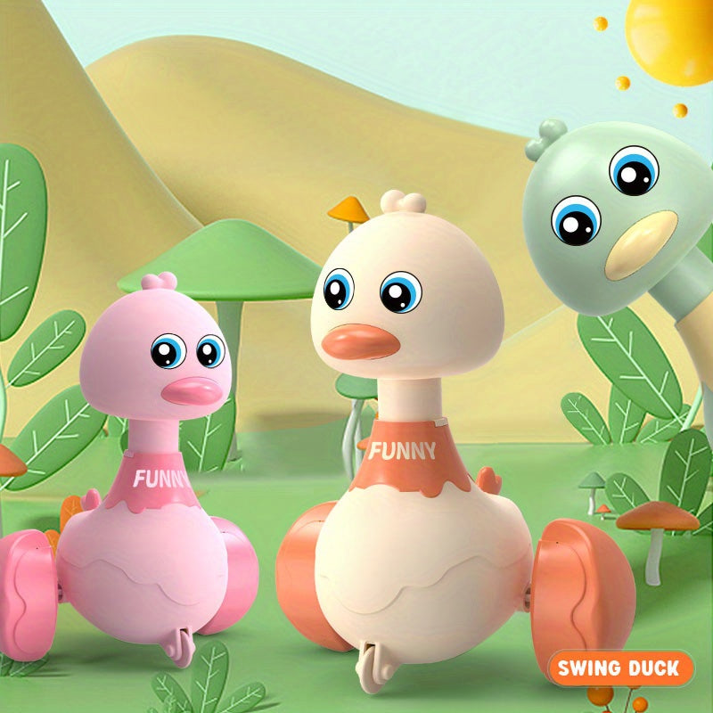 1/3pcs Children's Press Toy Car - Cute Swing Duck, No Battery Required Before Press Christmas New Year Birthday Gifts for 3 4 5 6 7 8 Years Old Boys Girls