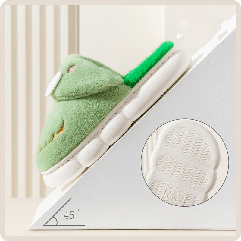 Adorable Furry Cartoon Character House Shoes - Ultra Soft, Non-Slip, Comfortable, and Breathable Indoor Walking Shoes for Girls - Perfect for Autumn and Winter Season, Cozy and Warm Footwear for Cold Weather