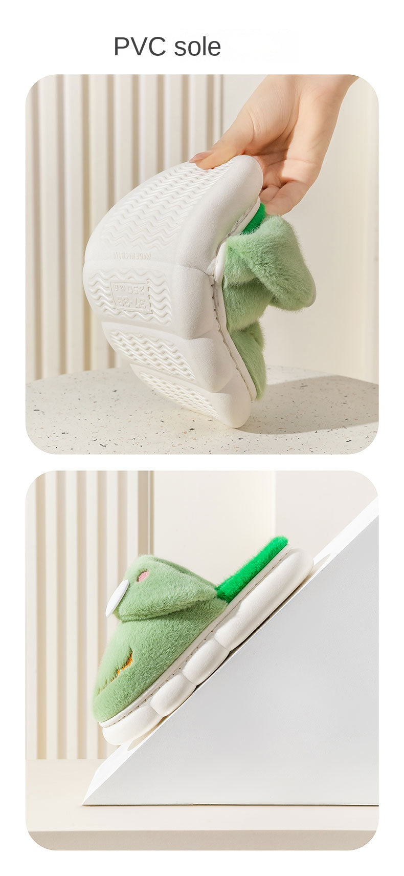 Adorable Furry Cartoon Character House Shoes - Ultra Soft, Non-Slip, Comfortable, and Breathable Indoor Walking Shoes for Girls - Perfect for Autumn and Winter Season, Cozy and Warm Footwear for Cold Weather