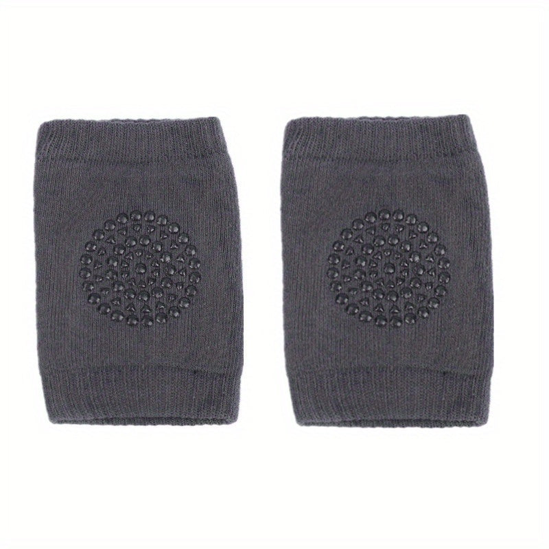 2pcs Baby Girl's Kids Soft Elastic Knee And Elbow Brace Pads For Babies, Toddlers Anti-Slip Crawling Safety Protector Leg Cushion For Infants