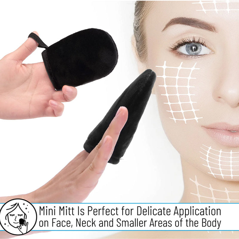 Ultimate Self Tanning Mitt - Streak-Free, Quick-Dry Formula for Face & Back - Reusable, Soft Glove - Professional-Grade, Uniform Tan Applicator